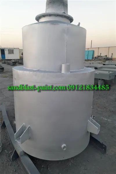 سندبلاست مخزن فلزی